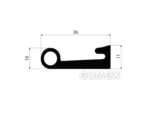 GUMMIPROFILE P-FORM - EPDM